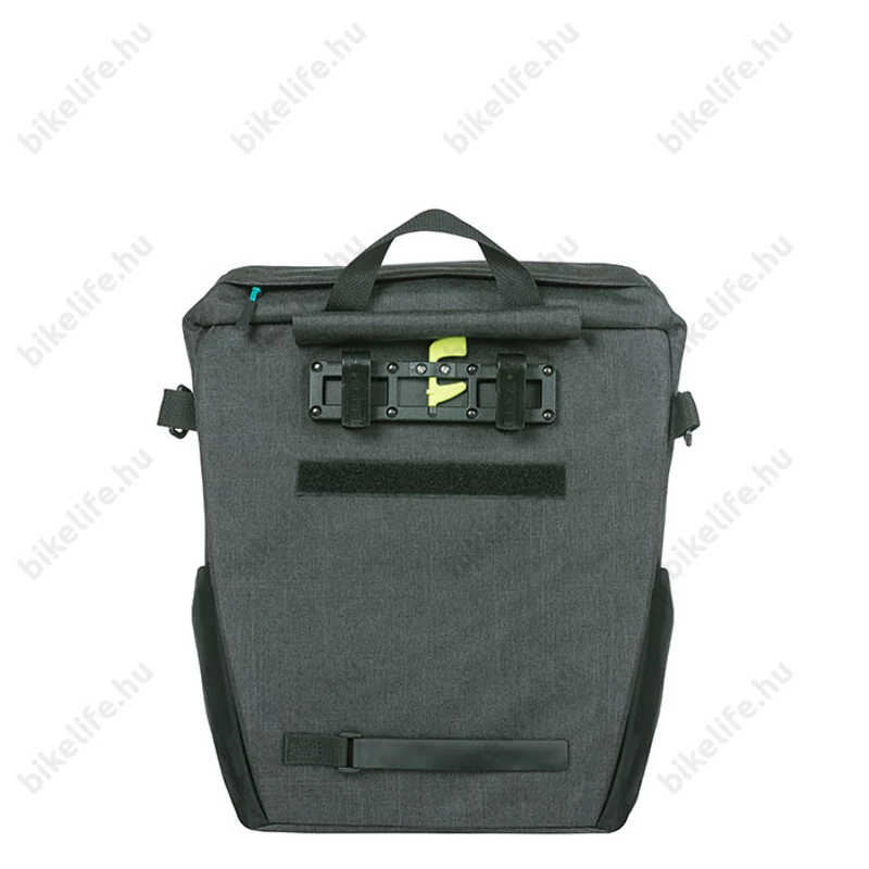 Basil Discovery 365D Single Pannier táska csomagtartóra 1 részes, 20L kapacitás, sötétszürke gyorszáras L-es