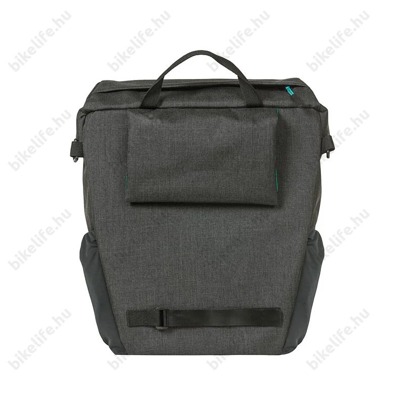 Basil Discovery 365D Single Pannier táska csomagtartóra 1 részes, 20L kapacitás, sötétszürke gyorszáras L-es
