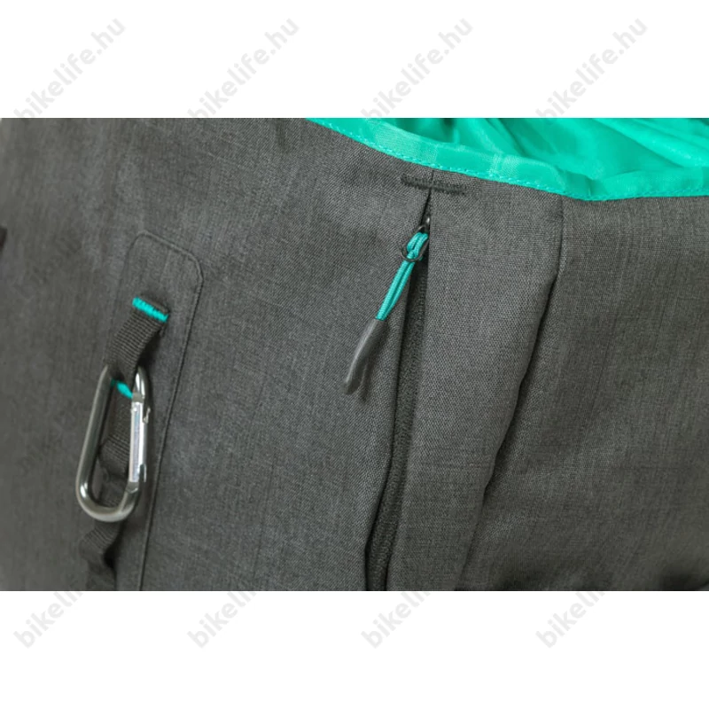 Basil Discovery 365D Single Pannier táska csomagtartóra 1 részes, 20L kapacitás, sötétszürke gyorszáras L-es