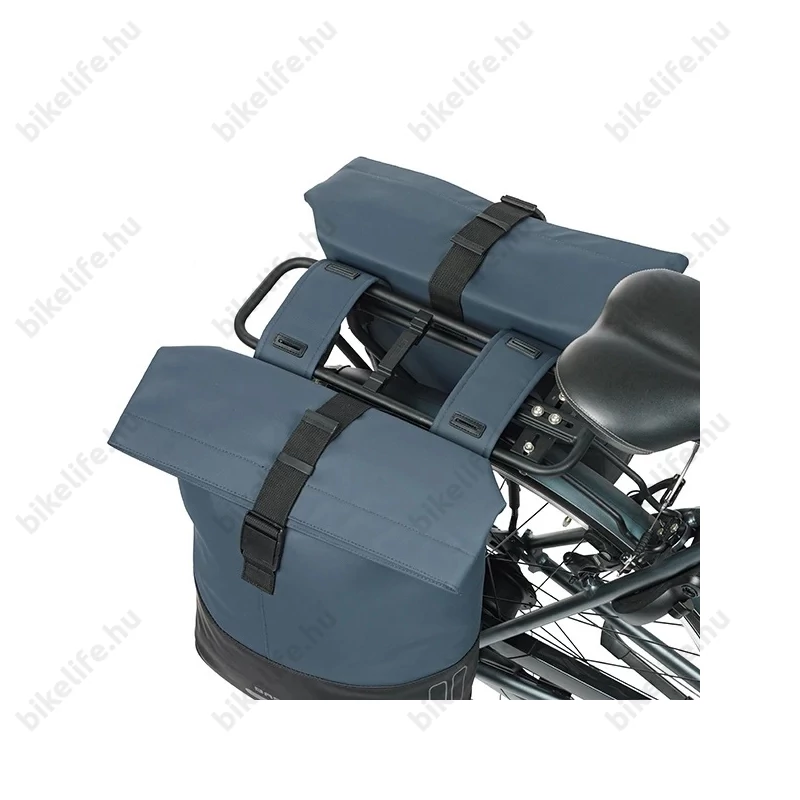 Basil Cove Double Pannier csomagtartóra szerelhető táska 2 részes 32 l, navy kék/fekete