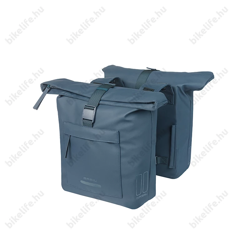 Basil Brooklyn Double Pannier Bag csomagtartóra szerelhető táska 2 részes 41 l, navy kék