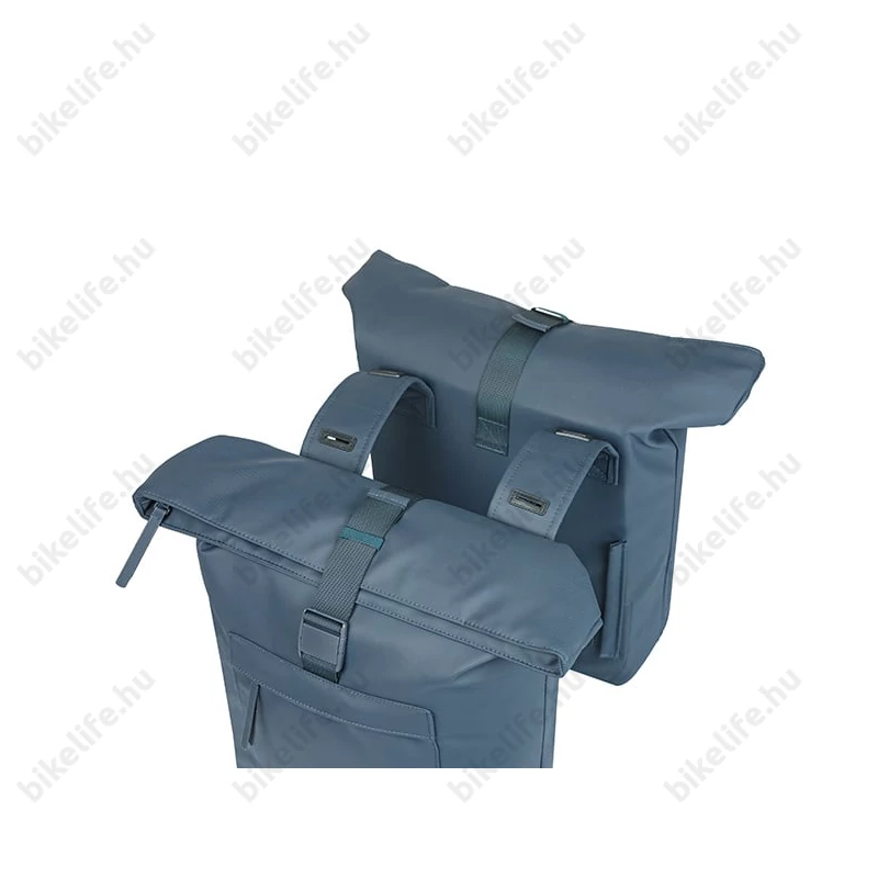 Basil Brooklyn Double Pannier Bag csomagtartóra szerelhető táska 2 részes 41 l, navy kék