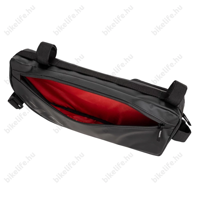 Kellys MAYA 020 3L váztáska 2 fő részes+ 1szerszámos, fekete tarpaulin anyag