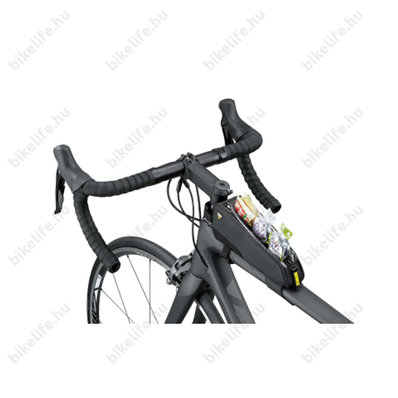 Topeak Fastfuel TriBag váztáska kormány mögé tehető, fekete, 0,6 L kapacitással