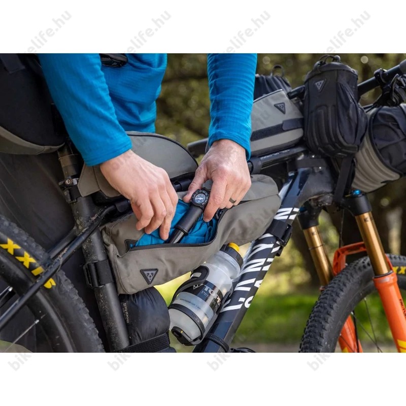 Topeak Midloader váztáska 3L tépőzáras szürke