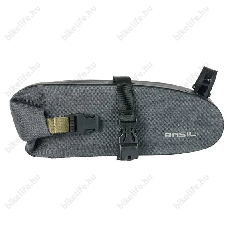 BASIL Navigator Storm vízálló tépőzáras nyeregcsőre rögzíthető táska fekete 1,5 L-es