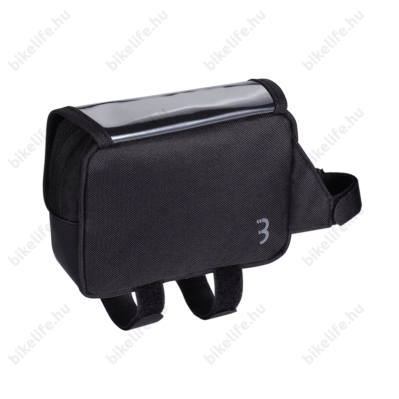 BBB TopPack BSB-16 táska, tépőzáras, felső vázcsőre, fekete, 108x40x145