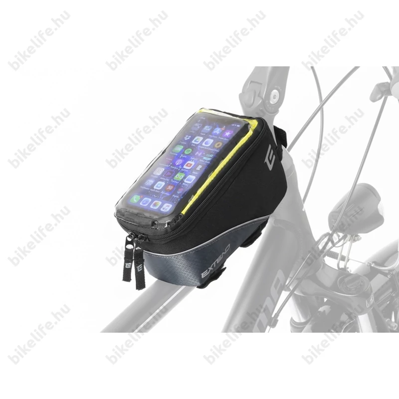 Extend Smart Phoner telefontáska felsőcsőre, tépőzáras, 1literes, fekete 155x82mm