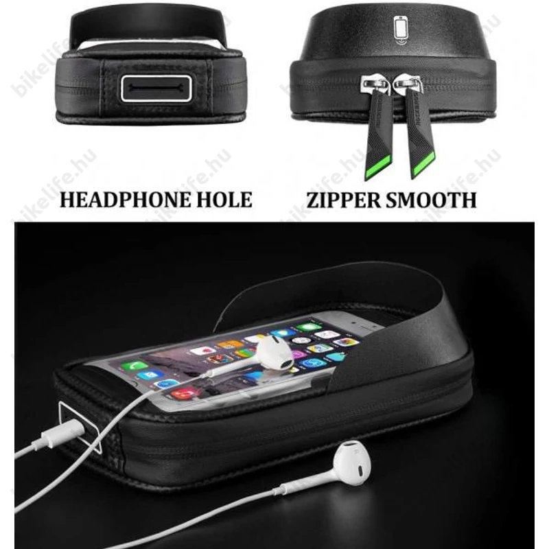 RockBros telefontáska felsőcsőre, tépőzáras, 6