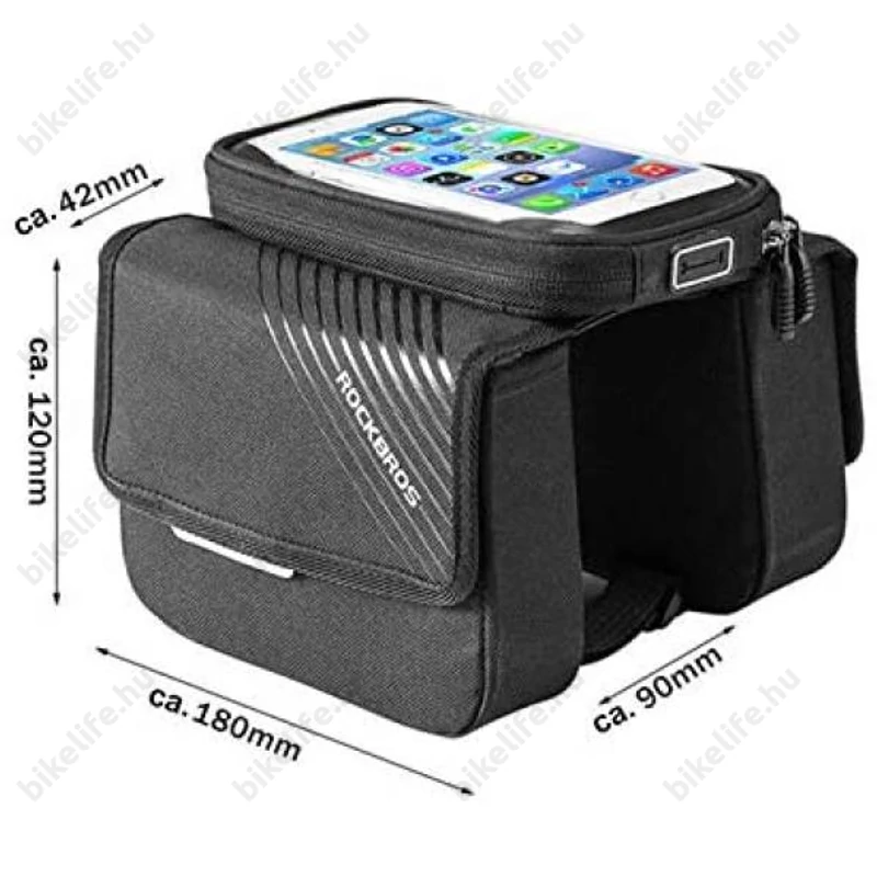 RockBros telefontáska felsőcsőre, tépőzáras, 6