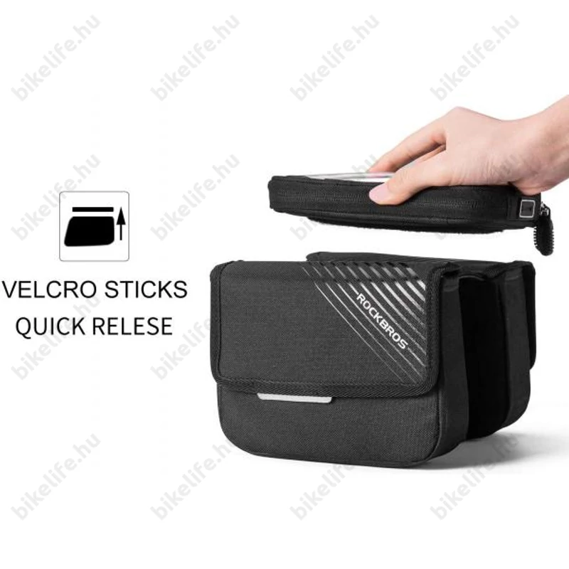 RockBros telefontáska felsőcsőre, tépőzáras, 6
