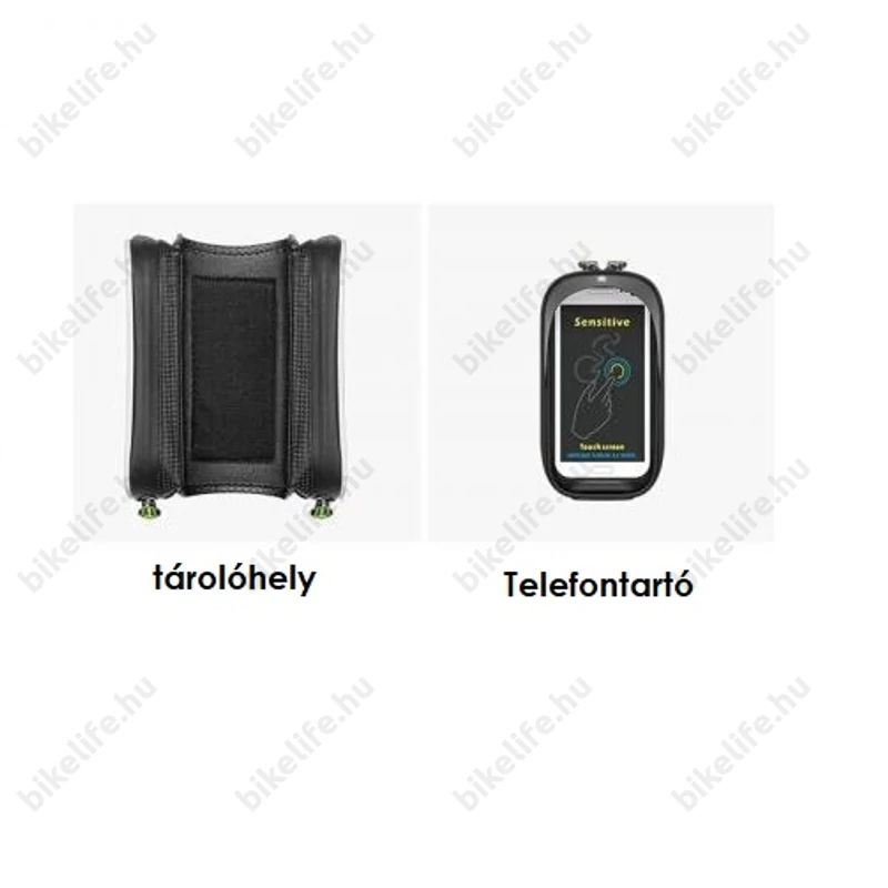 RockBros mobiltáska felsőcsőre, 3 részes, 6,2