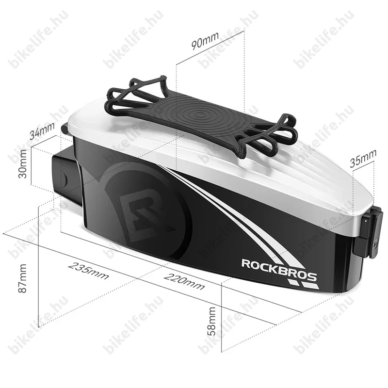 RockBros merevfalú telefontáska felsőcsőre 4-6,7