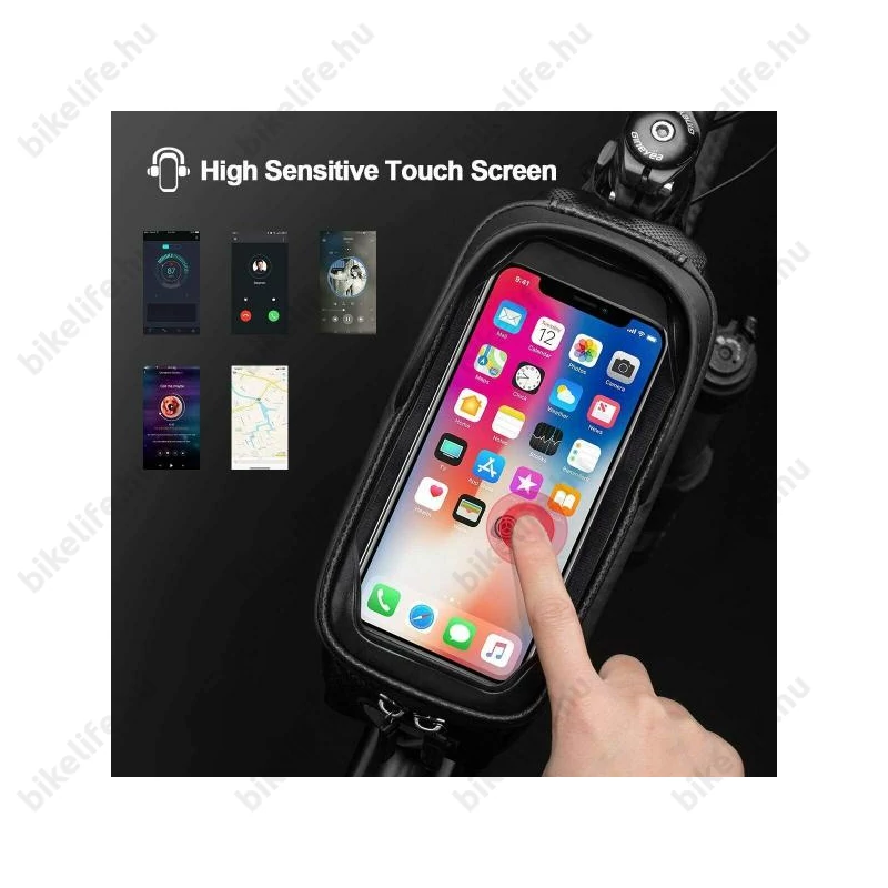 RockBros B68 merevfalú vízálló telefontáska felsőcsőre 6,8