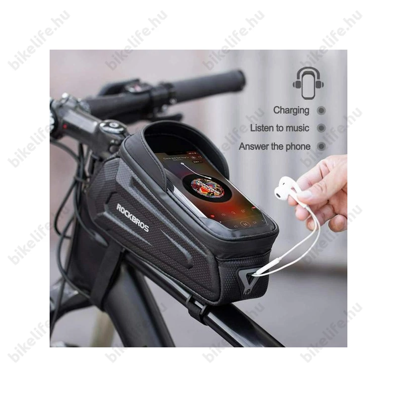 RockBros B68 merevfalú vízálló telefontáska felsőcsőre 6,8