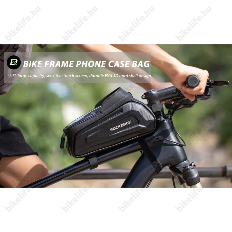 RockBros B68 merevfalú vízálló telefontáska felsőcsőre 6,8