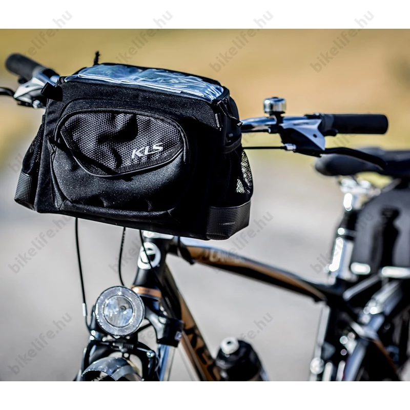 Kellys KLS Lead kormánytáska gyorsrögzítő adapteres fekete