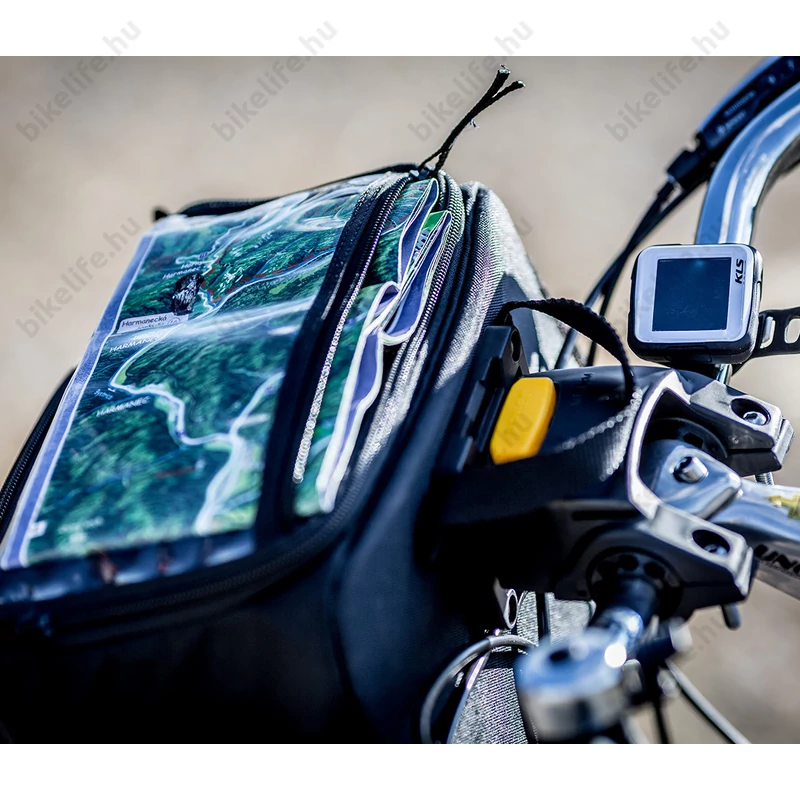 Kellys KLS Lead kormánytáska gyorsrögzítő adapteres fekete