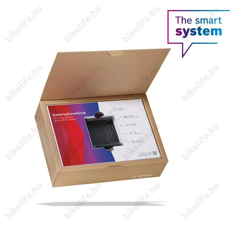 Bosch SmartphoneGrip telefontartó maximum 88 mm széles és 175 mm hosszú készülékekhez