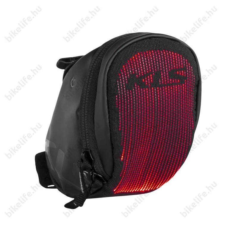 Kellys Slopper Lightning L-es nyereg táska beépített világítással fekete
