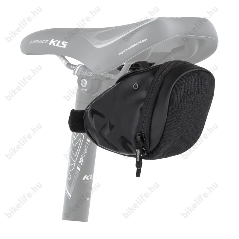 Kellys Slopper Lightning S-es nyereg táska beépített világítással fekete