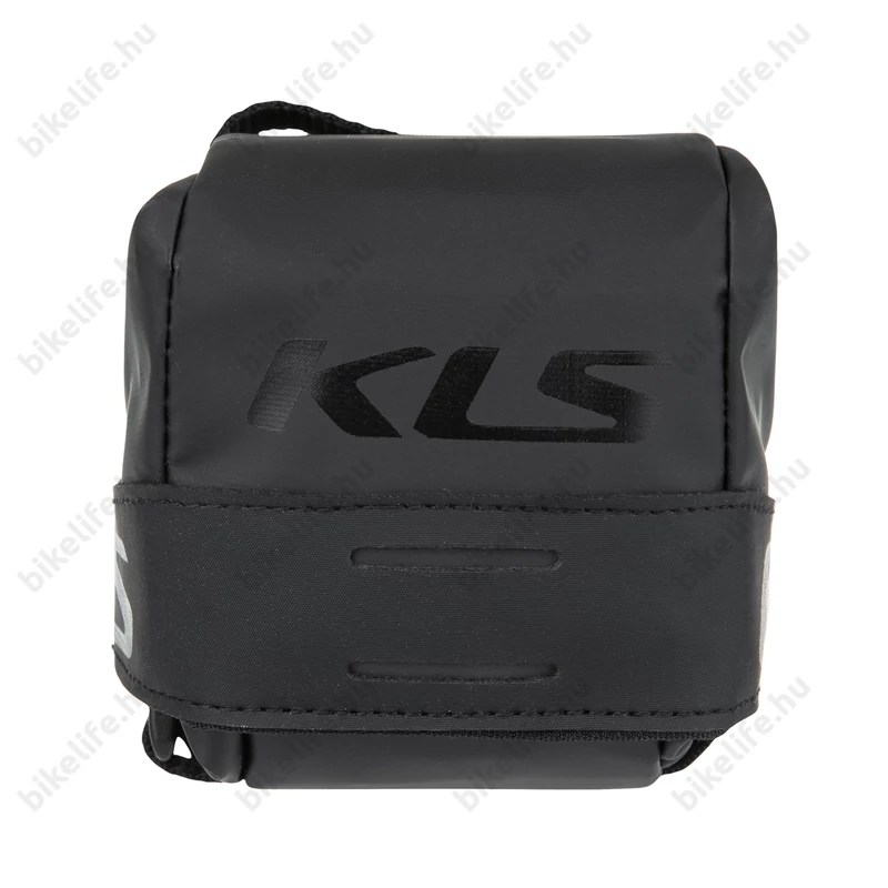 Kellys KLS String Strap M táska nyeregcsőre tépőzáras, vízálló, fekete, 1L