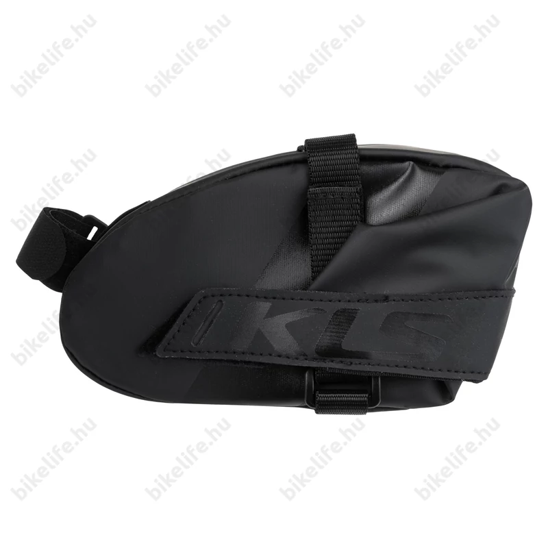Kellys KLS String Strap S táska nyeregcsőre tépőzáras, vízálló, fekete, 0,8L