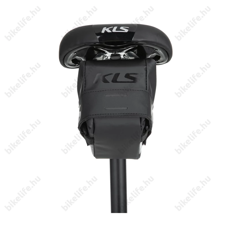 Kellys KLS String Strap S táska nyeregcsőre tépőzáras, vízálló, fekete, 0,8L
