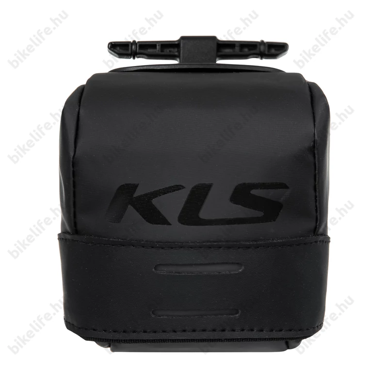 Kellys KLS String T-System S táska nyeregcsőre gyorsrögzítős, vízálló, fekete, 0,8L