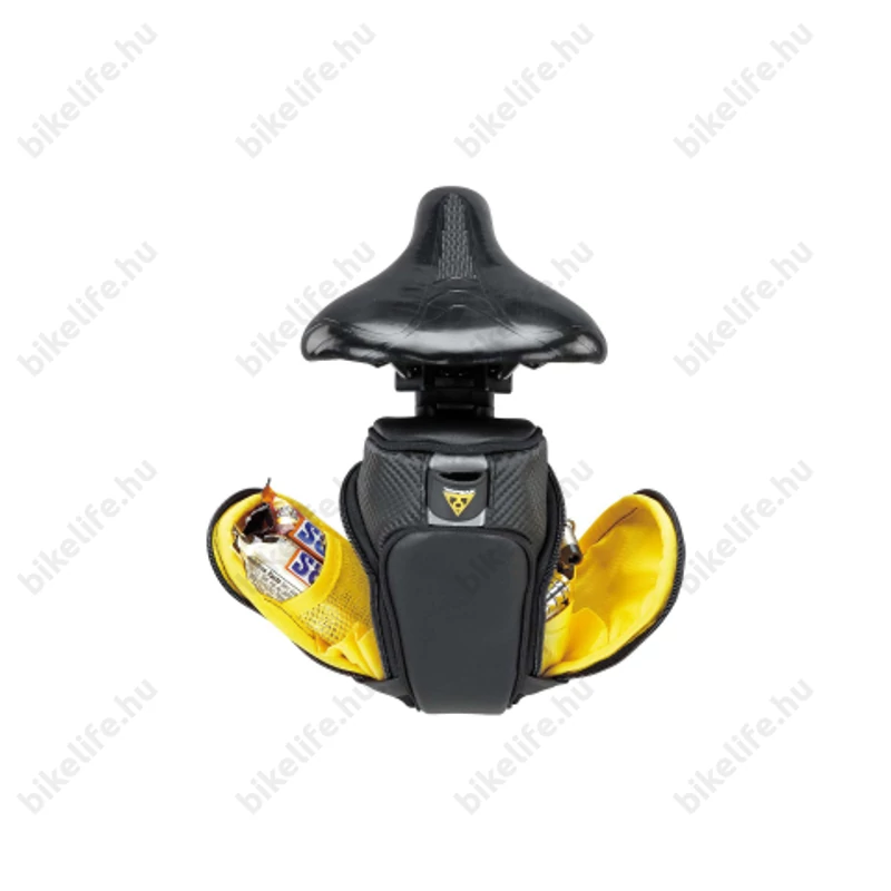 Topeak MondoPack nyeregtáska, oldalra nyíló, álló formátumú, 1,2liter, QuickClick gyorsrögzítéssel