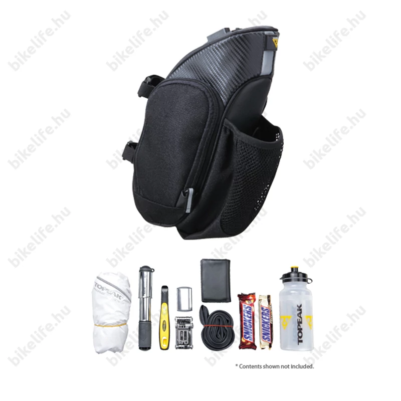 Topeak MondoPack Hydro nyeregtáska 1,7liter, kulacstartóval, QuickClick rögzitésssel