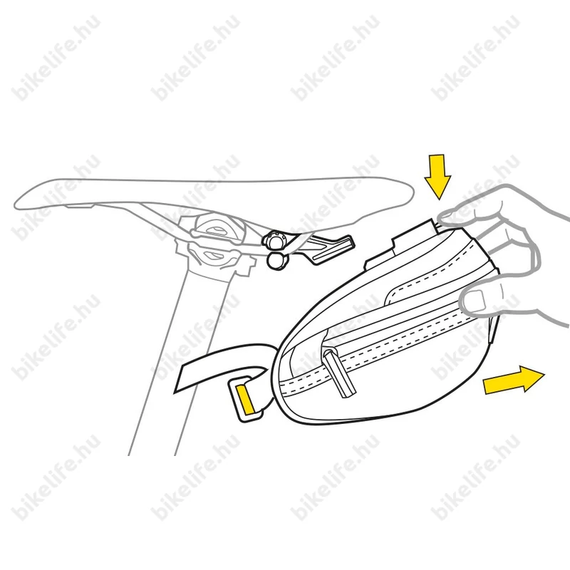 Topeak Wedge Pack II Medium nyeregtáska QuickClick 1,25L