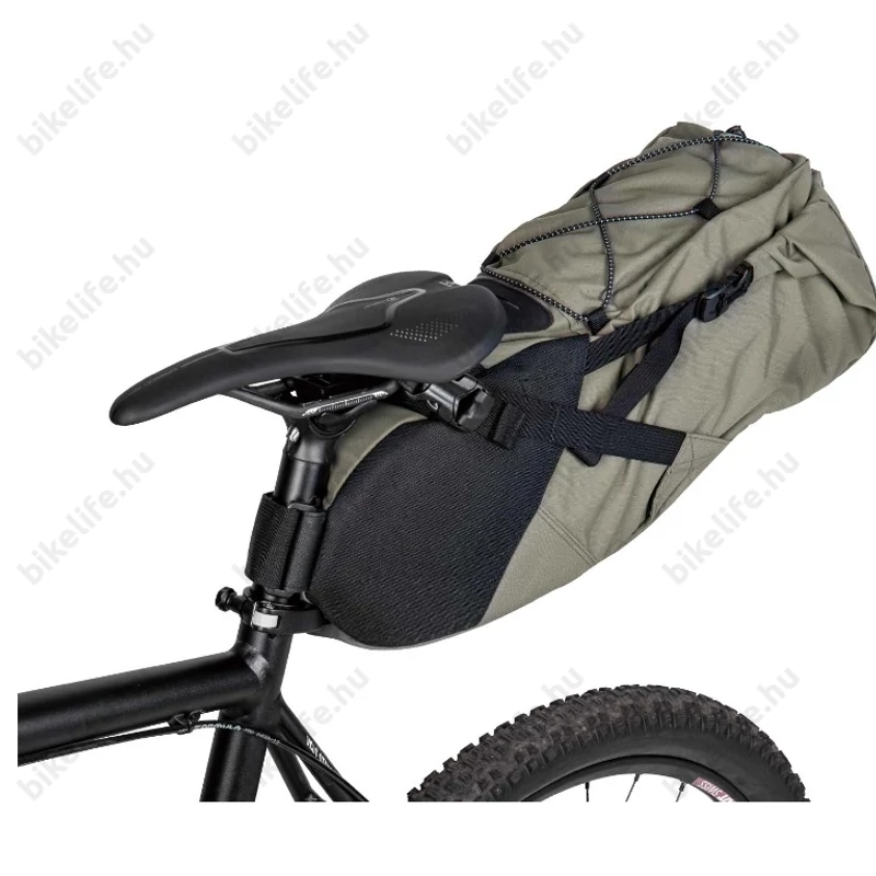 Topeak Backloader nyeregtáska tépőzáras, szürke 10L