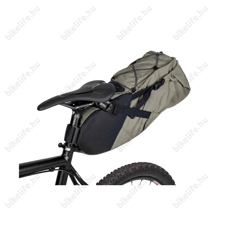 Topeak Backloader nyeregtáska tépőzáras 15L-es kapacitású szürke
