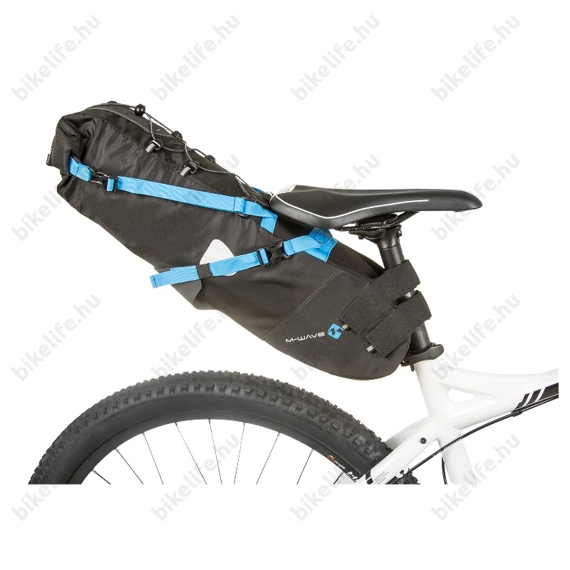 M-Wave Explorer Bike Packing nyereg táska 11 literes MTB, gravel kerékpárokra