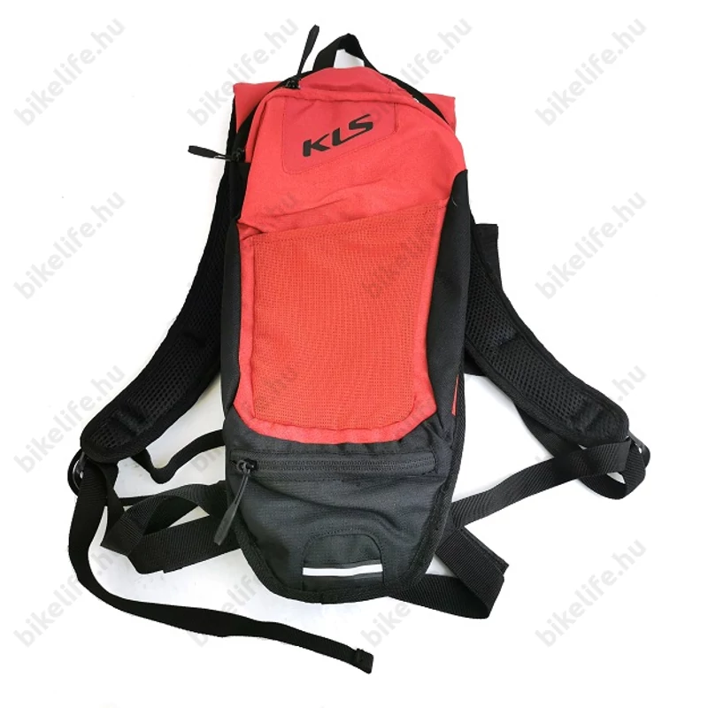 Kellys Adept 5 hátizsák 5L-es italtartó rekesszel(italtartó zsák nem tartozék), fekete/piros
