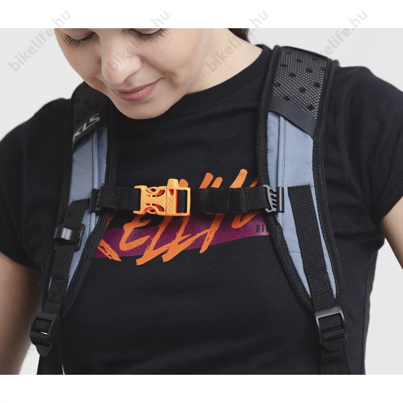 Kellys Adept 5 023 hátizsák 5L-es italtartó rekesszel(italtartó zsák nem tartozék), steel blue