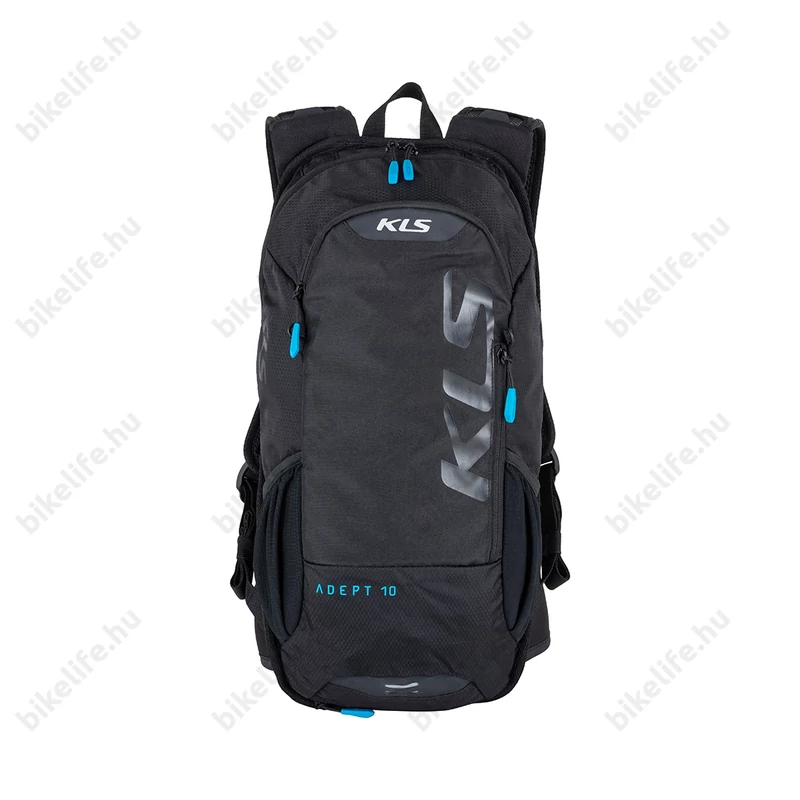 Kellys Adept 10 Black hátizsák 10L-es italtartó rekesszel (italtartó zsák nem tartozék), fekete