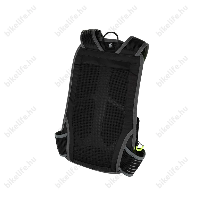 Kellys Lane 16 hátizsák italtartó rekesszel (italtartó zsák nem tartozék), 16 liter, fekete/lime