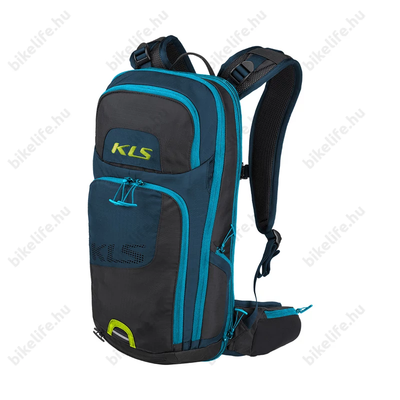Kellys Switch hátizsák, (italtartó nem tartozék), Protektor lezipzározható, 18 Liter, fekete/kék