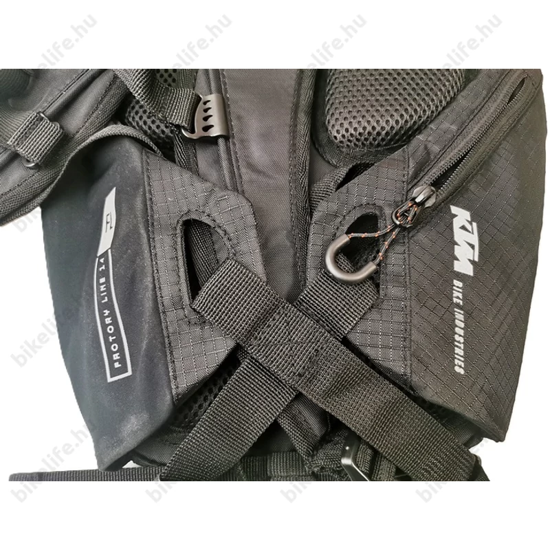 KTM Factory Line 14literes hátizsák fekete/narancs