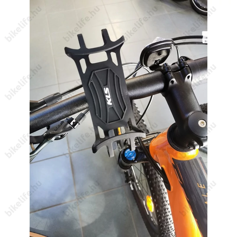 Kellys KLS Hugger szilikonpántos telefontartó bármilyen készülék mérethez