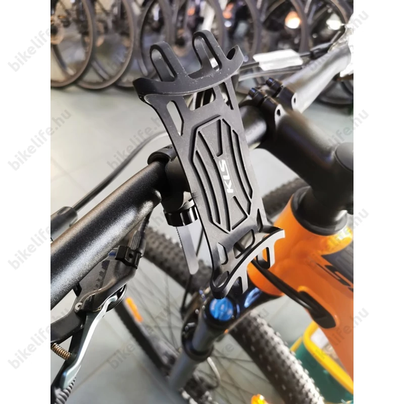 Kellys KLS Hugger szilikonpántos telefontartó bármilyen készülék mérethez