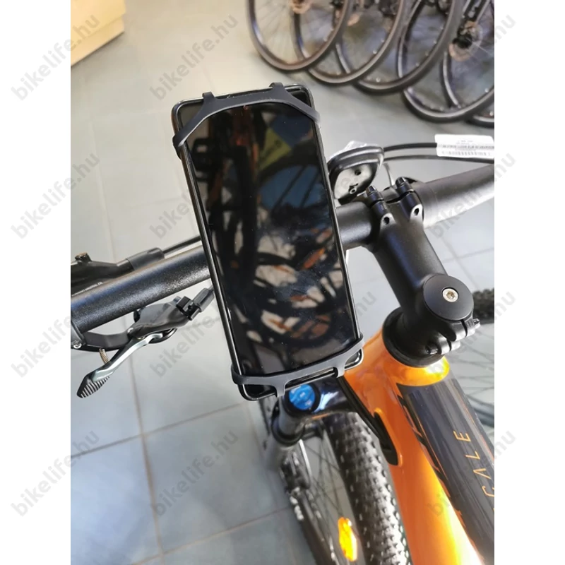 Kellys KLS Hugger szilikonpántos telefontartó bármilyen készülék mérethez