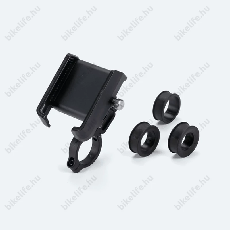 BBB BSM-15 PhoneLock mobiltelefontartó kormányra, fekete, univerzális, 60-95mm szélességig, 14mm vastagságig