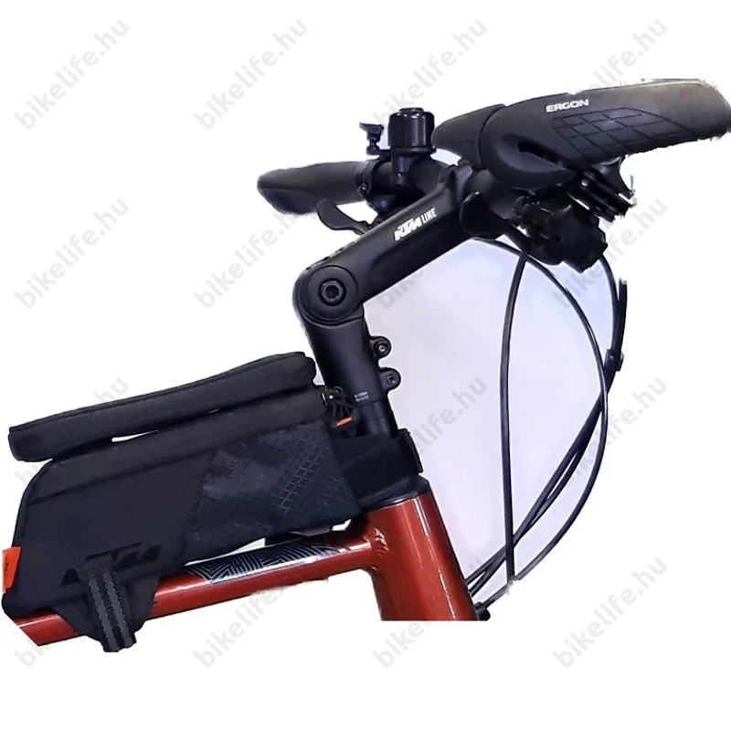 KTM Phone mobiltelefontartó táska vázra, tépőzáras, 1L kapacitás, érintőképernyő kompatibilis