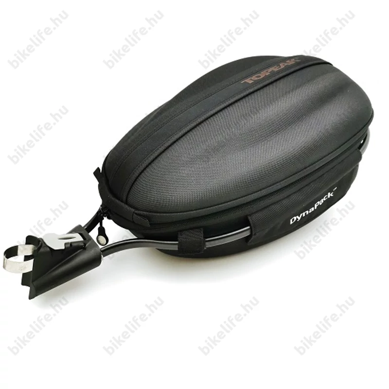 Topeak DynaPack DX nyeregcső táska 9,7L, fekete, QuickClick, vízálló huzattal