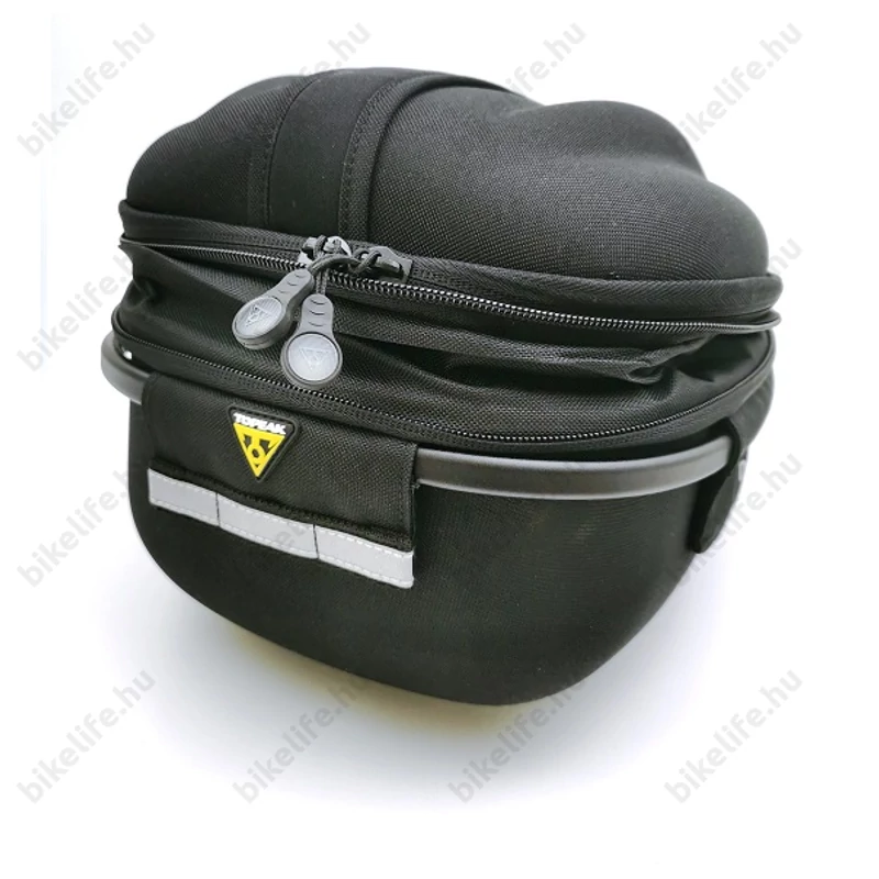 Topeak DynaPack DX nyeregcső táska 9,7L, fekete, QuickClick, vízálló huzattal