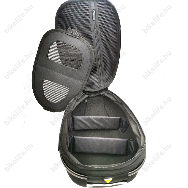 Topeak DynaPack DX nyeregcső táska 9,7L, fekete, QuickClick, vízálló huzattal