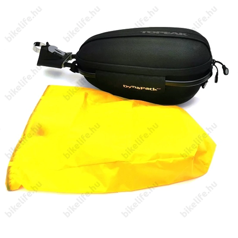 TOPEAK DYNAPACK DX nyeregcső táska 4L, QuickClick, esővédőhuzattal, fekete